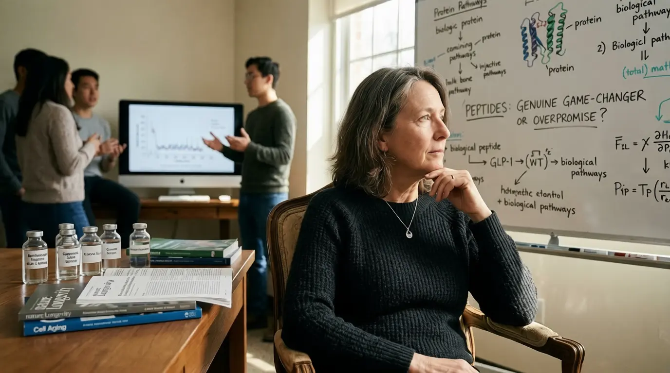 Vorschaubild für den Artikel: Peptide: Was Ipamorelin, BPC-157 und GHK-Cu wirklich können