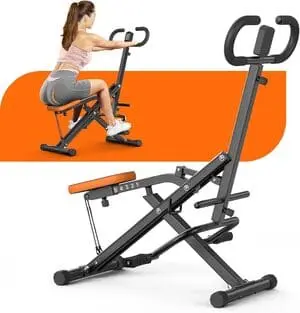 Dskeuzeew Heimtrainer Fitnessgeräte AB Booster Bauchtrainer Fitnessgeräte Trainingsgeräte für Bauch Arme Beine Rücken und Gesäß Heimtrainer